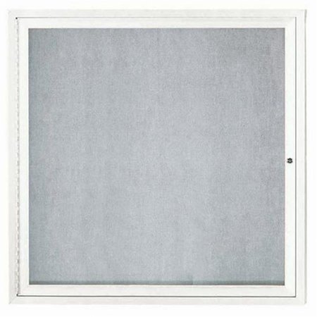AARCO Aarco Products ODCC3636RW Outdoor Enclosed Bulletin Board - White ODCC3636RW
